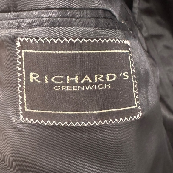 Jack Victor Montreal Wool Cashmere Blend Dark Navy Blue Double Button Blazer 44 - Picture 16 of 16